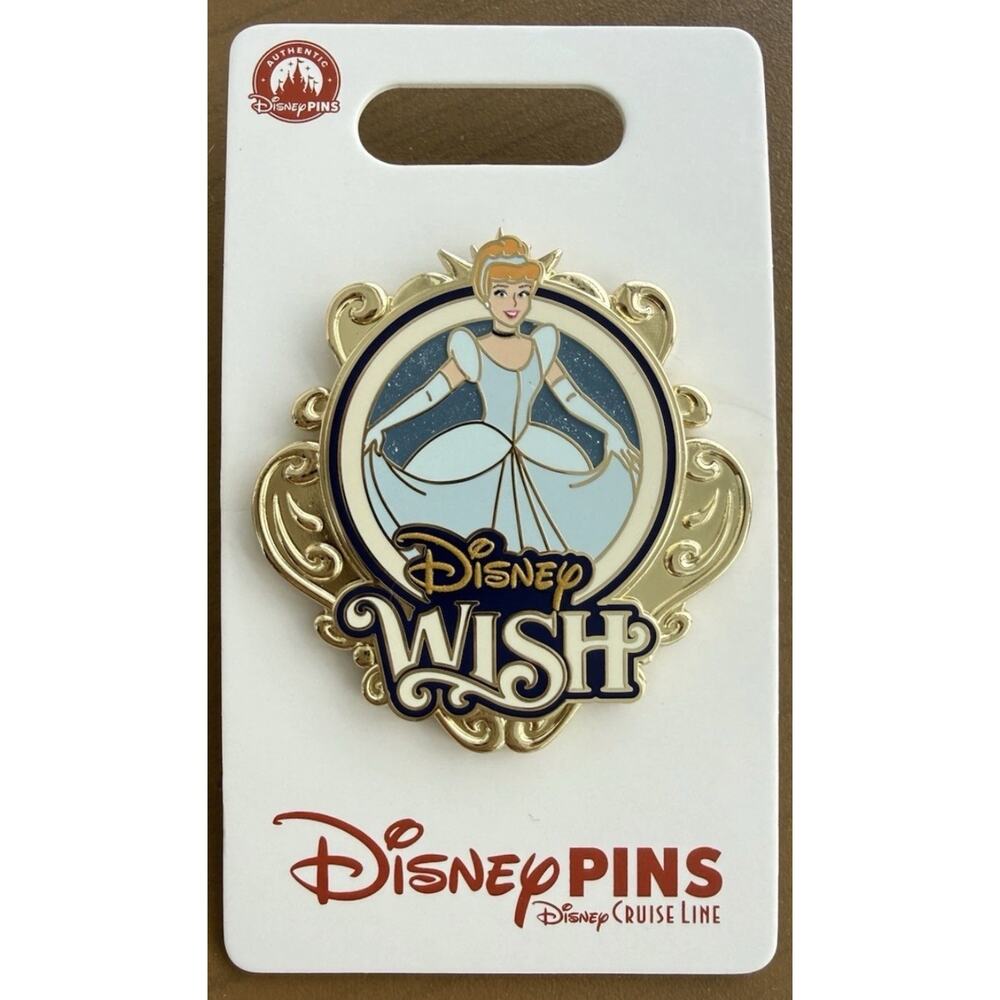2026 Disney Cruise Line DCL The Wish Ship Cinderella Trading Pin Brand New